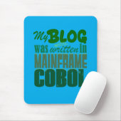 Blog Was Coded in COBOL – Retro Mainframe Develope Muismat (Met muis)