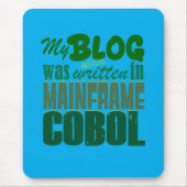 Blog was geschreven in COBOL – Retro Mainframe Ont Muismat (Voorkant)