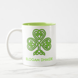 Blogam Dhaide - Papa's Cuppa in het Iers Gaelic Tweekleurige Koffiemok