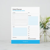 Blogberichtplanner sjabloon (Staand voorkant)