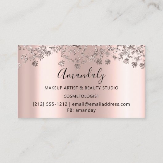 Bloger Roos voor gebeurtenisplanner Visitekaartje (Achterkant)