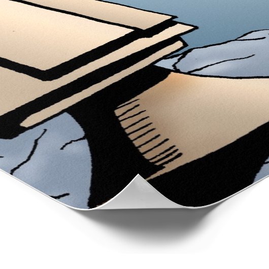 Bloggen is zo eenvoudig dat zelfs een Caveman het Poster (Hoek)