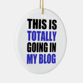 Bloggen Keramisch Ornament (Rechts)