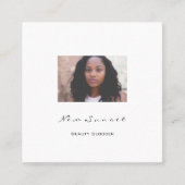 Blogger Blogger Blogger Blogger - gewoon modern Vierkante Visitekaartje (Voorkant)