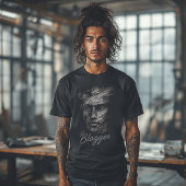 Blogger Brush Art Face ,Creative Expression tee T-shirt