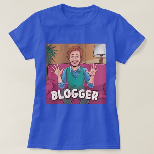 Blogger Carrière T-shirt (Design voorkant)