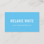 Blogger en grafische ontwerper visitekaartje (Achterkant)