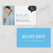 Blogger en grafische ontwerper visitekaartje (Voorkant / Achterkant)