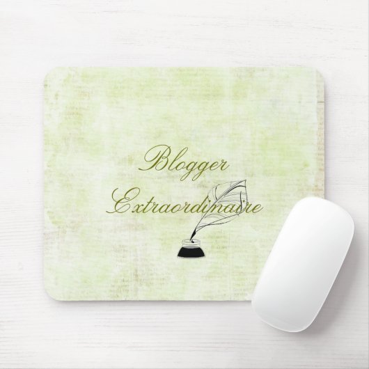Blogger Extraordinaire Mousepad Muismat (Met muis)