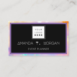Blogger holografische Logo voor gebeurtenisplanner Visitekaartje
