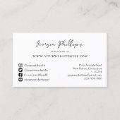 Blogger Influencer Content Creator Foto Social Visitekaartje (Voorkant)