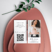 Blogger Influencer Content Creator Photo QR Code Visitekaartje