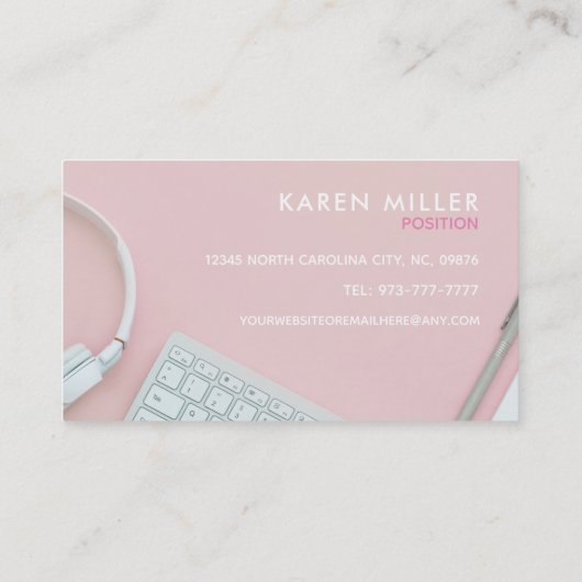 Blogger Influencer Slogans Visitekaartjes (Achterkant)