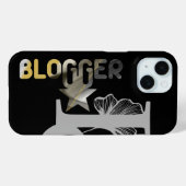 BLOGGER iPhone Cases Trend Abstract Zwart Wit (Achterkant (horizontaal))