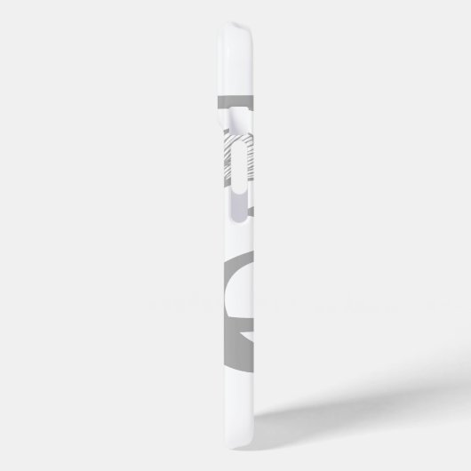 BLOGGER iPhone Cases Trend Abstract Zwart Wit (Achterkant / Links)