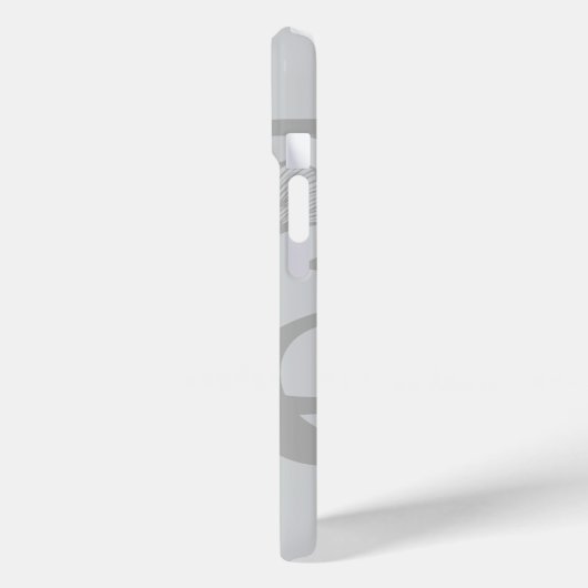 BLOGGER iPhone Cases Trend Abstract Zwart Wit (Achterkant / Links)