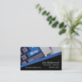 Blogger Journalist News Writer WordPress Blog Visitekaartje (Staand voorkant)