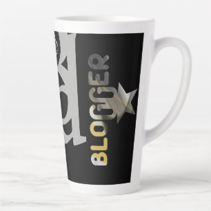 BLOGGER Latte Mok Abstract interieur zwart