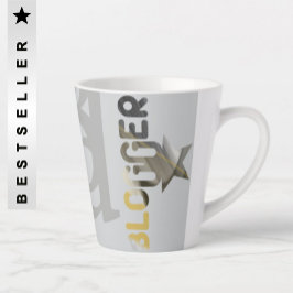 BLOGGER Latte Mok Abstract interieur zwart