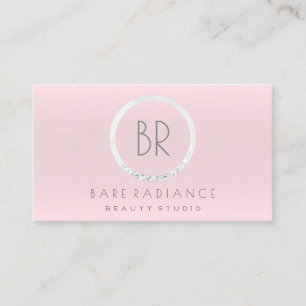 Blogger Makeup Beauty Studio Appointment Roze grij Afsprakenkaartje