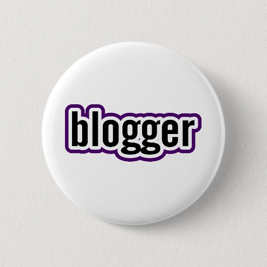 Blogger Ronde Button 5,7 Cm (Voorkant)