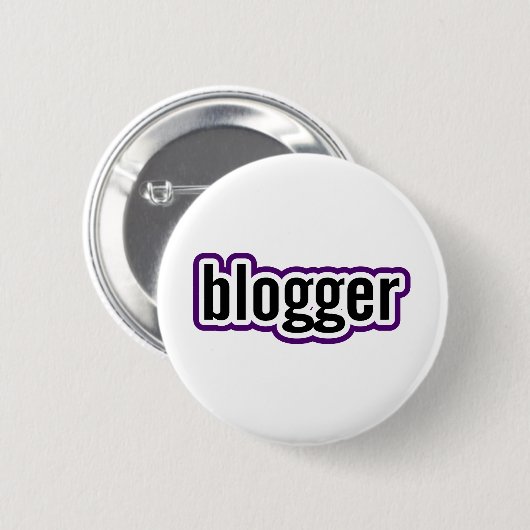 Blogger Ronde Button 5,7 Cm (Voorkant /achterkant)