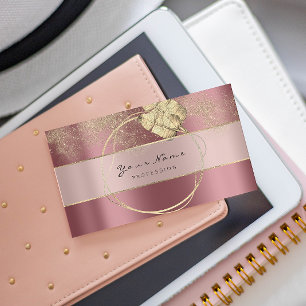 Blogger Roos Gold Floral Wreate Visitekaartje