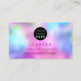 Blogger Social Media Gold Logo Holograaf Visitekaartje