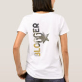 BLOGGER T-shirt Trend Abstract Zwart Wit Goud