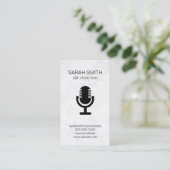 Blogger | Talk Show Host | Podcast Visitekaartje (Staand voorkant)