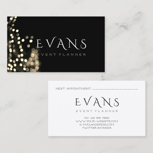 Blogger van de Buurlantaarnwedstrijd voor de wedst Afsprakenkaartje (Voorkant / Achterkant)