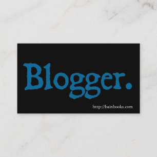 Blogger Visitekaartje