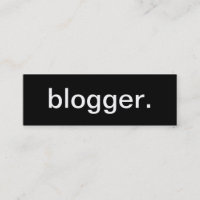 Blogger-Visitekaartje