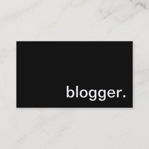 Blogger-Visitekaartje Visitekaartje