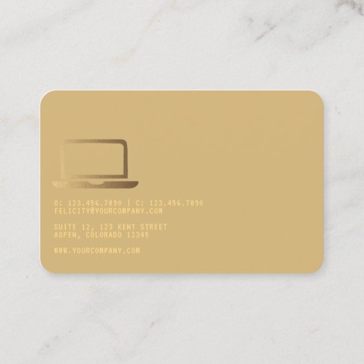 Blogger-Visitekaartje Visitekaartje (Achterkant)