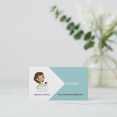 Blogger-Visitekaartjes Visitekaartje (Staand voorkant)