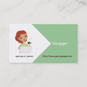 Blogger-Visitekaartjes Visitekaartje