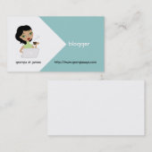 Blogger-Visitekaartjes Visitekaartje (Voorkant / Achterkant)