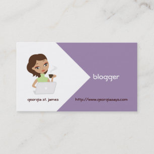 Blogger-Visitekaartjes Visitekaartje