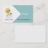 Blogger-Visitekaartjes Visitekaartje (Voorkant / Achterkant)