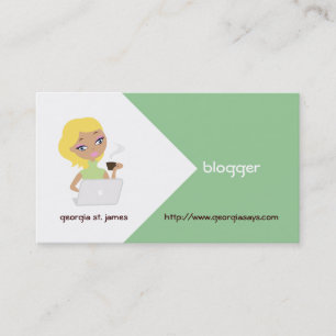 Blogger-Visitekaartjes Visitekaartje