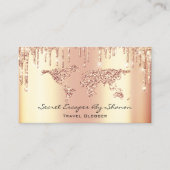 Blogger voor reizen voor evenementen met planner b visitekaartje (Voorkant)