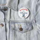 Bloggers voor Obama-Button Ronde Button 5,7 Cm (In situ)