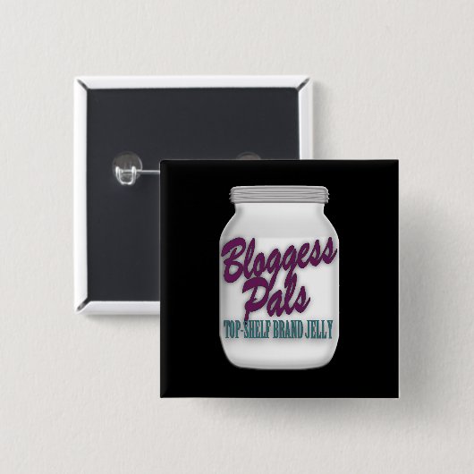 Bloggess Pals Top Shelf Square Button (Voorkant /achterkant)