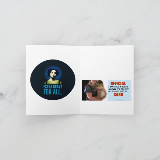 Bloggessianisme kerk kaart (Binnen)