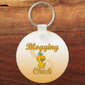 Blogging Chick Sleutelhanger (Voorkant)