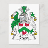 Bloggroepfamilie Crest Briefkaart (Voorkant)