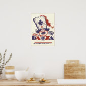 "Bloha" Liteiny Theater Sovjet Unie 1926 Poster (Keuken)