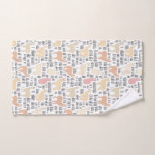 Blok Alpacas Pattern Bad Handdoek (Handdoek)