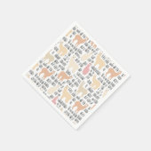 Blok Alpacas Pattern Servet (Hoek)